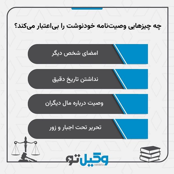 محروم الارث کردن فرزند در وصیت نامه
