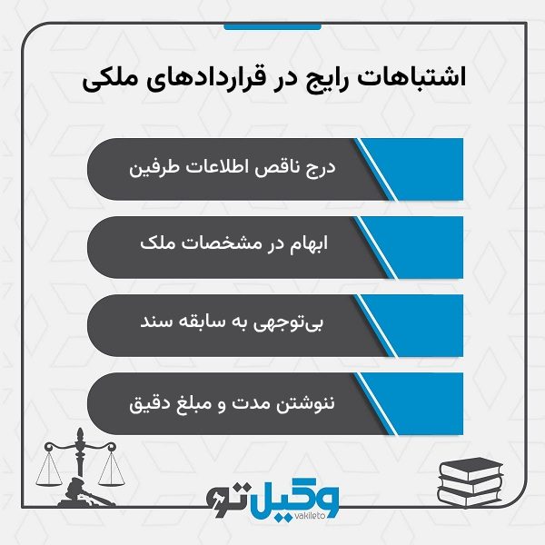 اسناد ملکی رایج