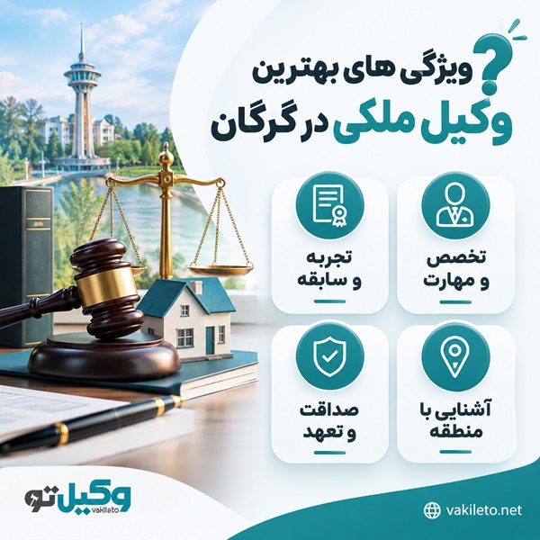 چگونه بهترین وکیل ملکی در گرگان را انتخاب کنیم؟