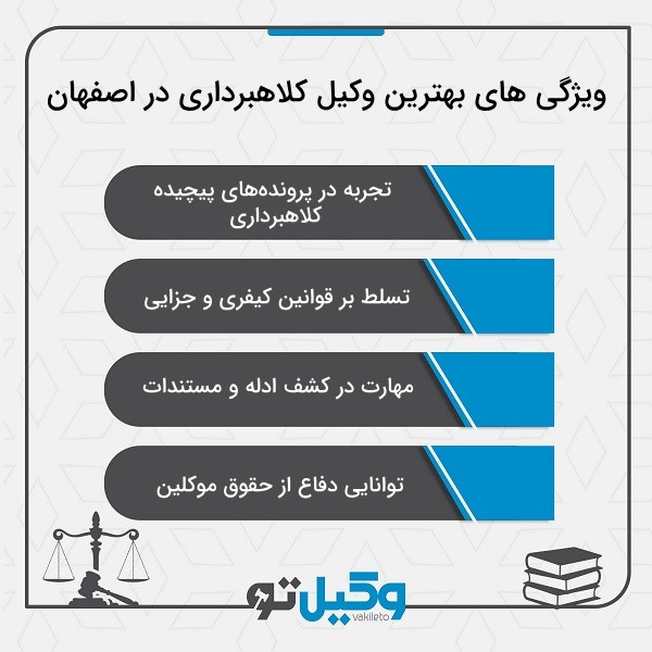 بهترین وکیل کلاهبرداری در اصفهان کیست؟