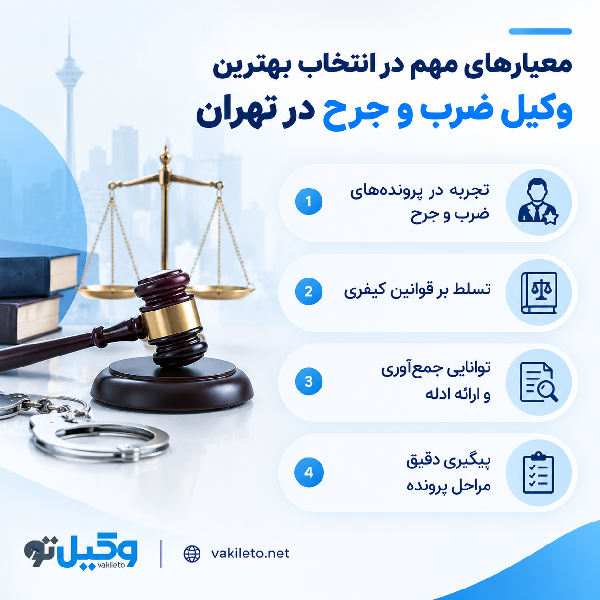بهترین وکیل ضرب و جرح در تهران