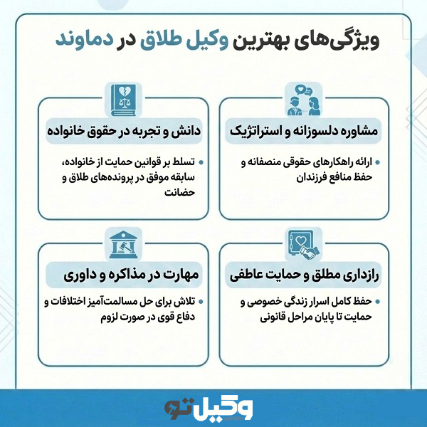 بهترین وکیل طلاق در دماوند