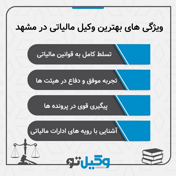 چگونه وکیل مالیاتی مشهد را برای پرونده خود انتخاب کنیم؟