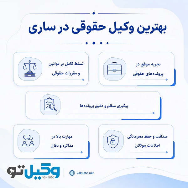 چرا باید با بهترین وکیل حقوقی در ساری مشورت کنیم؟
